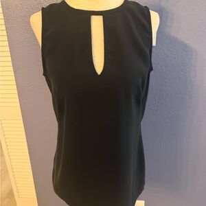 W by Worth Black Sleeveless Keyhole Camisole